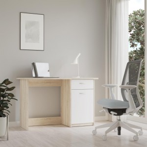 Balios sonoma-fehér íróasztal